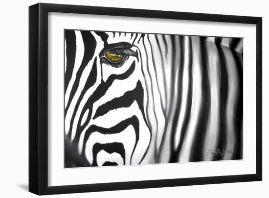 Zebra-Cherie Roe Dirksen-Framed Giclee Print