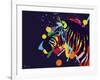 Zebra-Mark Ashkenazi-Framed Giclee Print