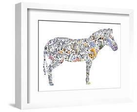 Zebra-Louise Tate-Framed Giclee Print