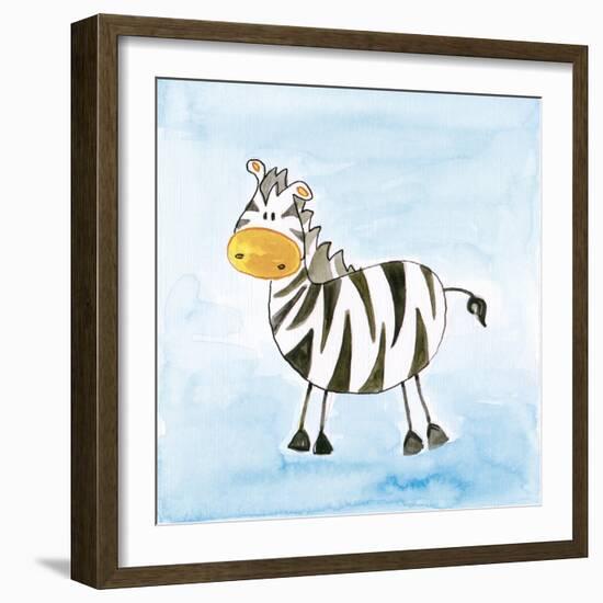 Zebra-null-Framed Giclee Print