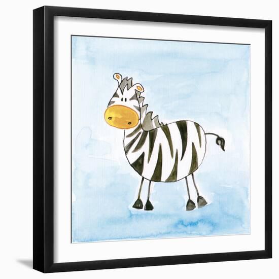 Zebra-null-Framed Giclee Print