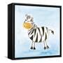 Zebra-null-Framed Stretched Canvas