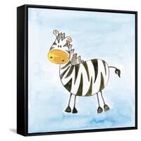 Zebra-null-Framed Stretched Canvas