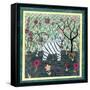 Zebra-David Sheskin-Framed Stretched Canvas