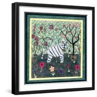 Zebra-David Sheskin-Framed Giclee Print