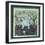 Zebra-David Sheskin-Framed Giclee Print