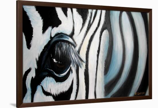 Zebra-Cherie Roe Dirksen-Framed Giclee Print