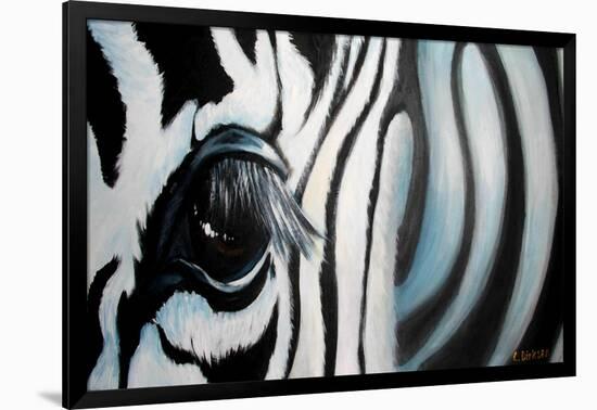 Zebra-Cherie Roe Dirksen-Framed Giclee Print