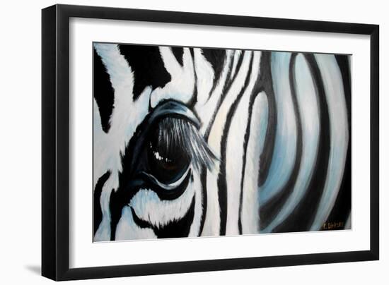 Zebra-Cherie Roe Dirksen-Framed Giclee Print