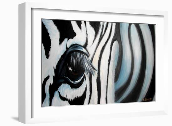 Zebra-Cherie Roe Dirksen-Framed Giclee Print