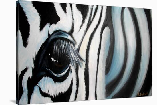 Zebra-Cherie Roe Dirksen-Stretched Canvas