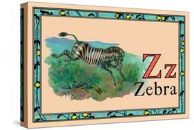 Zebra-null-Stretched Canvas