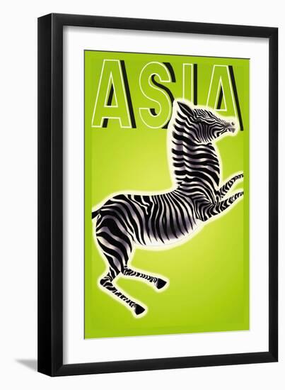 Zebra-Frank Mcintosh-Framed Art Print