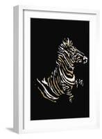 Zebra-Norma Kramer-Framed Art Print