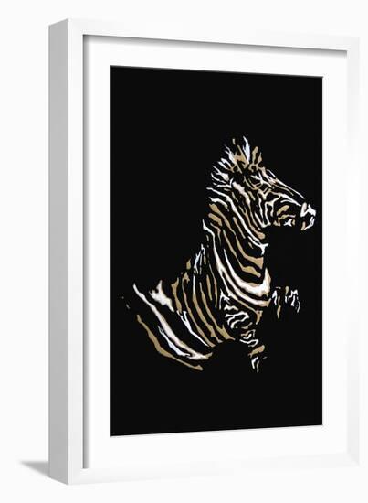 Zebra-Norma Kramer-Framed Art Print