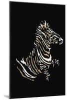 Zebra-Norma Kramer-Mounted Art Print