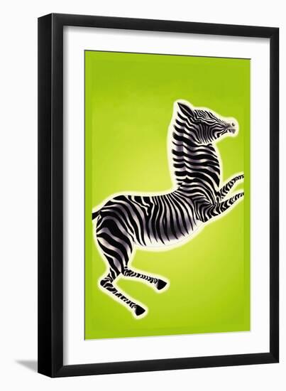 Zebra-Frank Mcintosh-Framed Art Print