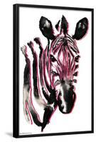 Zebra-Trends International-Framed Poster