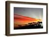 Zebras Agaisnt Sky Background-Sergey Nivens-Framed Photographic Print