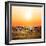 Zebras Herd on Savanna at Sunset, Africa. Safari in Serengeti, Tanzania-Michal Bednarek-Framed Photographic Print