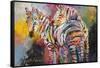 Zebras-Richard Wallich-Framed Stretched Canvas