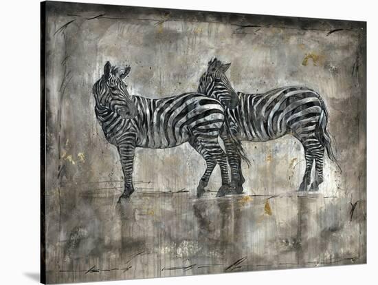 Zebras-Marta Wiley-Stretched Canvas