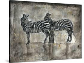 Zebras-Marta Wiley-Stretched Canvas