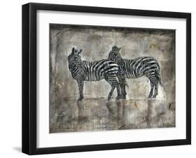 Zebras-Marta Wiley-Framed Art Print