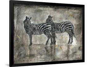 Zebras-Marta Wiley-Framed Art Print