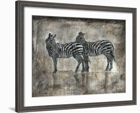 Zebras-Marta Wiley-Framed Art Print