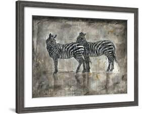 Zebras-Marta Wiley-Framed Art Print