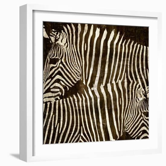 Zebras-Darren Davison-Framed Art Print