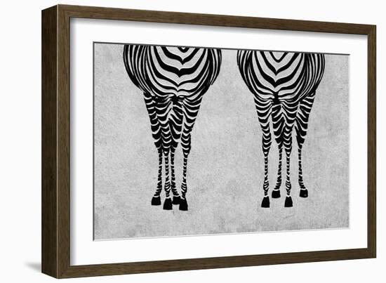 Zebras-Martina Pavlova-Framed Art Print