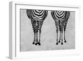 Zebras-Martina Pavlova-Framed Art Print