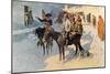 Zebulon Pike Entering Santa Fe, Illustration Published in 'Collier's Weekly', 1906-Frederic Sackrider Remington-Mounted Giclee Print