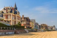 Trouville Sur Mer Beach Promenade, Normandy, France-Zechal-Photographic Print