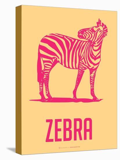 Zeebra Red and yellow-NaxArt-Stretched Canvas