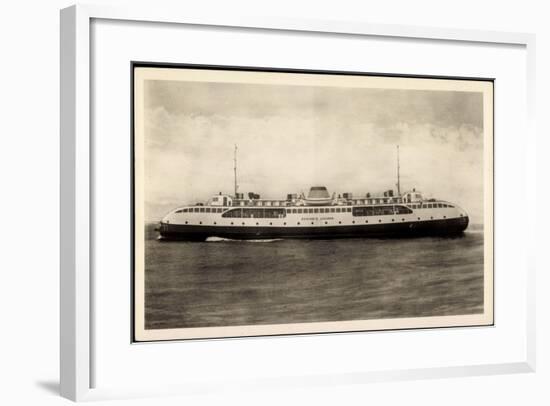 Zeeland Steamship Co., Dampfschiff Koningin Juliana-null-Framed Photographic Print