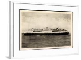 Zeeland Steamship Co., Dampfschiff Koningin Juliana-null-Framed Photographic Print