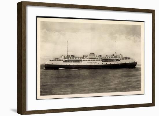 Zeeland Steamship Co., Dampfschiff Koningin Juliana-null-Framed Photographic Print