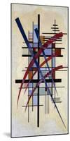 Zeichen mit Begleitung-Wassily Kandinsky-Mounted Art Print