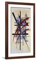 Zeichen mit Begleitung-Wassily Kandinsky-Framed Art Print