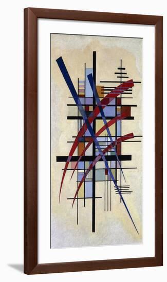 Zeichen mit Begleitung-Wassily Kandinsky-Framed Art Print