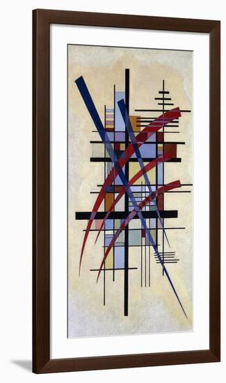 Zeichen mit Begleitung-Wassily Kandinsky-Framed Art Print