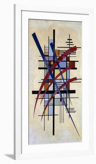 Zeichen mit Begleitung-Wassily Kandinsky-Framed Art Print