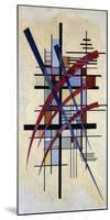 Zeichen mit Begleitung-Wassily Kandinsky-Mounted Art Print
