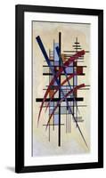 Zeichen mit Begleitung-Wassily Kandinsky-Framed Art Print