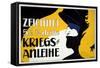 Zeichnet 5 1/2% Dritte Kriegs-Anleihe, Pub. 1917-Heinrich Lefler-Framed Stretched Canvas