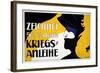 Zeichnet 5 1/2% Dritte Kriegs-Anleihe, Pub. 1917-Heinrich Lefler-Framed Giclee Print