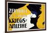 Zeichnet 5 1/2% Dritte Kriegs-Anleihe, Pub. 1917-Heinrich Lefler-Framed Giclee Print